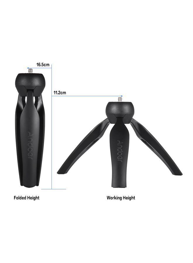 NIBEMINENT Tabletop Tripod Stand With Remote Black  - Image 5