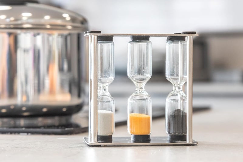 Master Class Professional Stainless Steel Triple Sand Timer, Display Boxed - Image 3