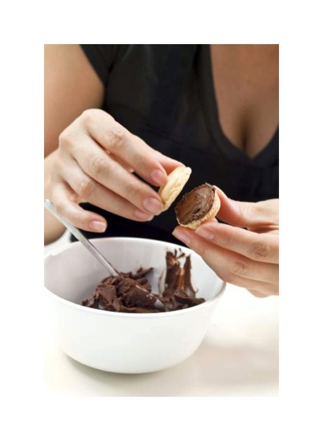 Loquat Macaron Baking Mat Brown 15.8x11.8x14.6inch - Image 5