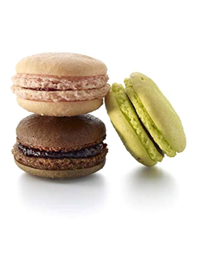 Loquat Macaron Baking Mat Brown 15.8x11.8x14.6inch - Image 3