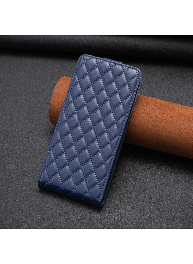 S-TOP Case For iPhone 14 Diamond Lattice Vertical Flip Leather Phone Case - Image 2