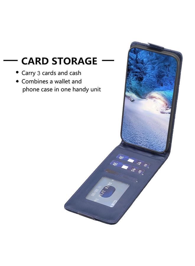 S-TOP Case For iPhone 14 Diamond Lattice Vertical Flip Leather Phone Case - Image 5