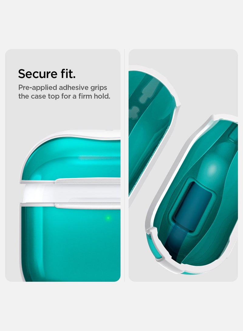 Ultra Hybrid AirPods 4 Case Cover Classic C1 with Carabiner - Bondi Blue