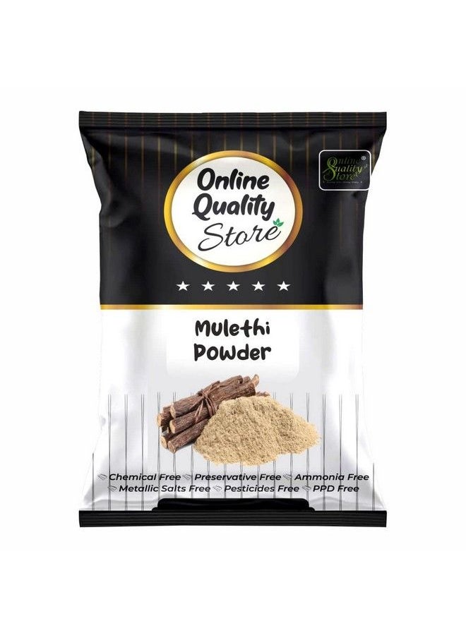 Online Quality Store - Licorice (Mulethi) Powder ;Yashtimadhu Powderliquorice Powder ;Glycyrrhiza Glabra Powder ;Pure Mulethi Powder For Facebodyskin & Hair ;Natural Pure Mulethi Powder Best For Hair And Skin Care 100G - Image 1