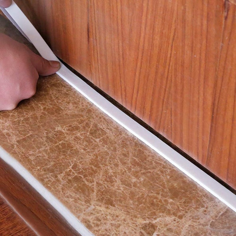 amiciCare شريط عازل للغبار والضوضاء من الرغوة ذاتية اللصق للأبواب والنوافذ؛ بسماكة 3 مم وطول 10 متر، (15 مم (عرض) × 3 مم (سمك) × 10 متر (طول)) - Image 2