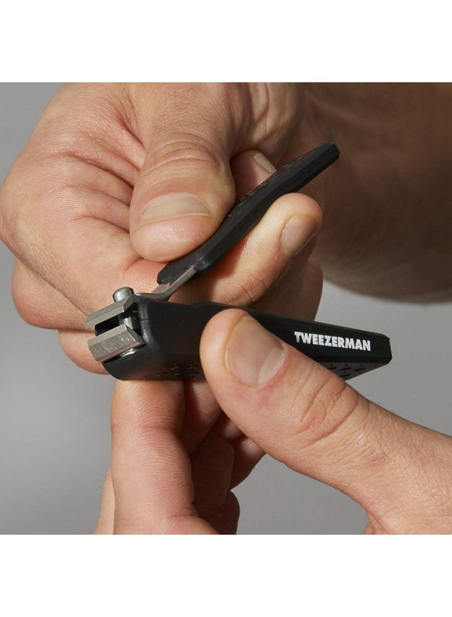 تويزرمان ماكينة قص أظافر القدم للرجال باللون الأسود - Image 5