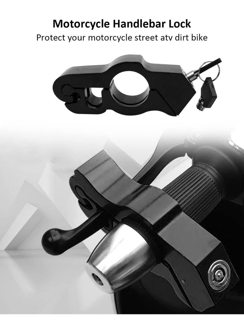 دراجة نارية مقبض قفل قبضة مكافحة السرقة, دراجة ثقيلة دراجة نارية قفل, عالمية قابلة للتعديل مقبض رافعة قفل لدراجات نارية سكوتر - Image 4