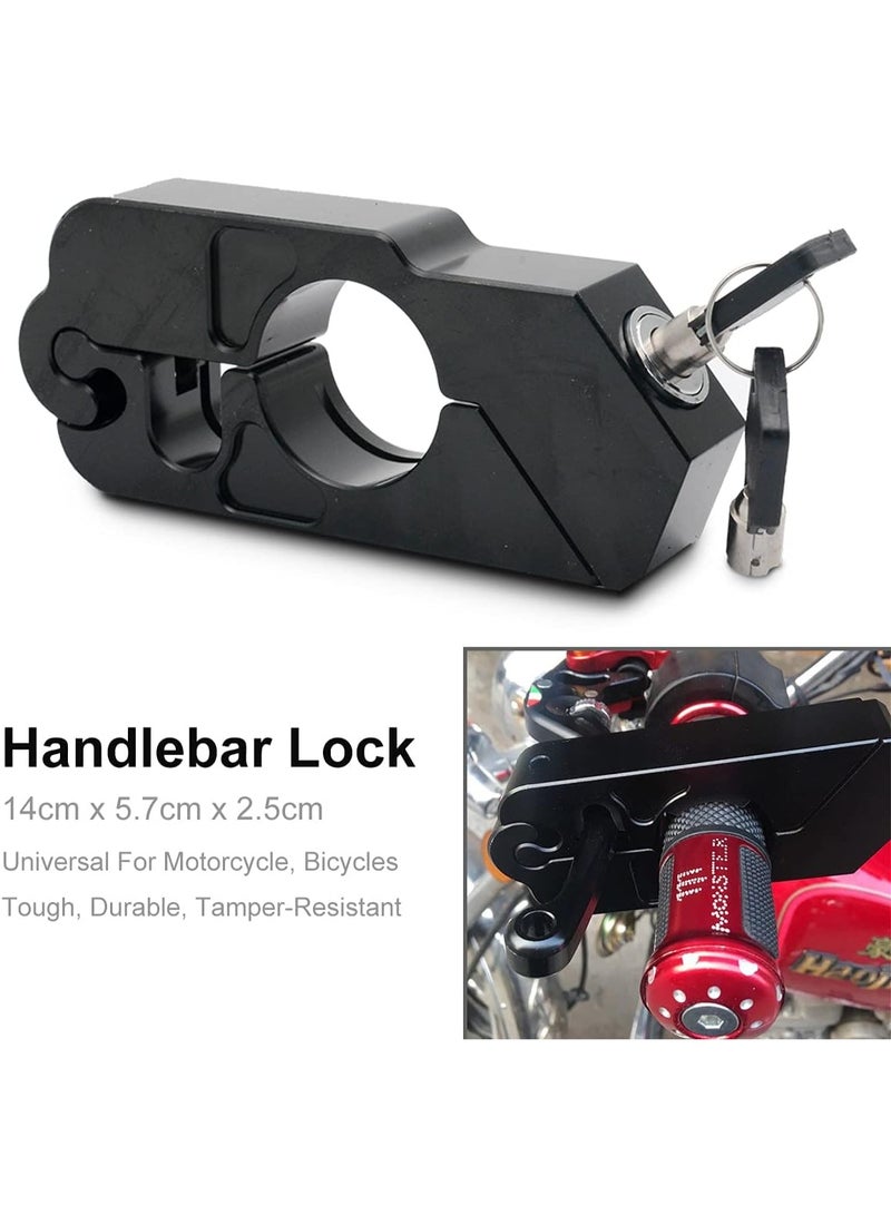 دراجة نارية مقبض قفل قبضة مكافحة السرقة, دراجة ثقيلة دراجة نارية قفل, عالمية قابلة للتعديل مقبض رافعة قفل لدراجات نارية سكوتر - Image 3