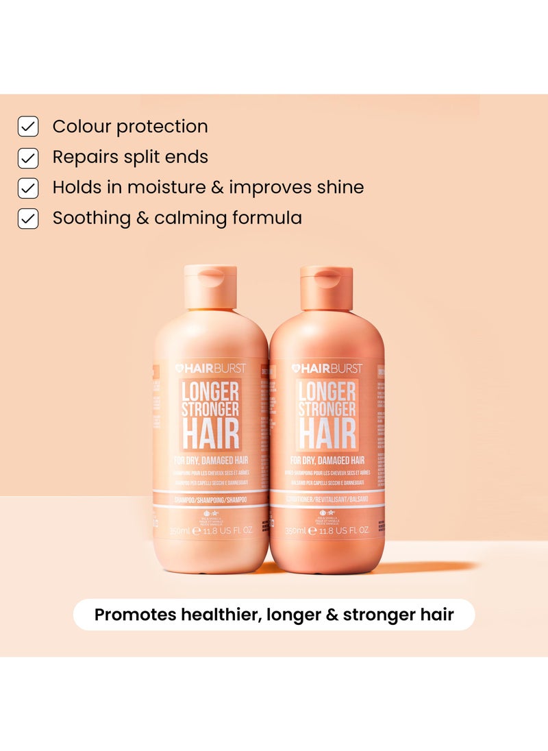 HAIR BURST Shampoo and Conditioner Set For Dry & Damaged Hair — Moisture Locking, Breakage Reducing, Colour Protecting - Enriched with Vitamin B5, Almond Oil & Fig Extract - Silicone Free UK Made  - Image 4