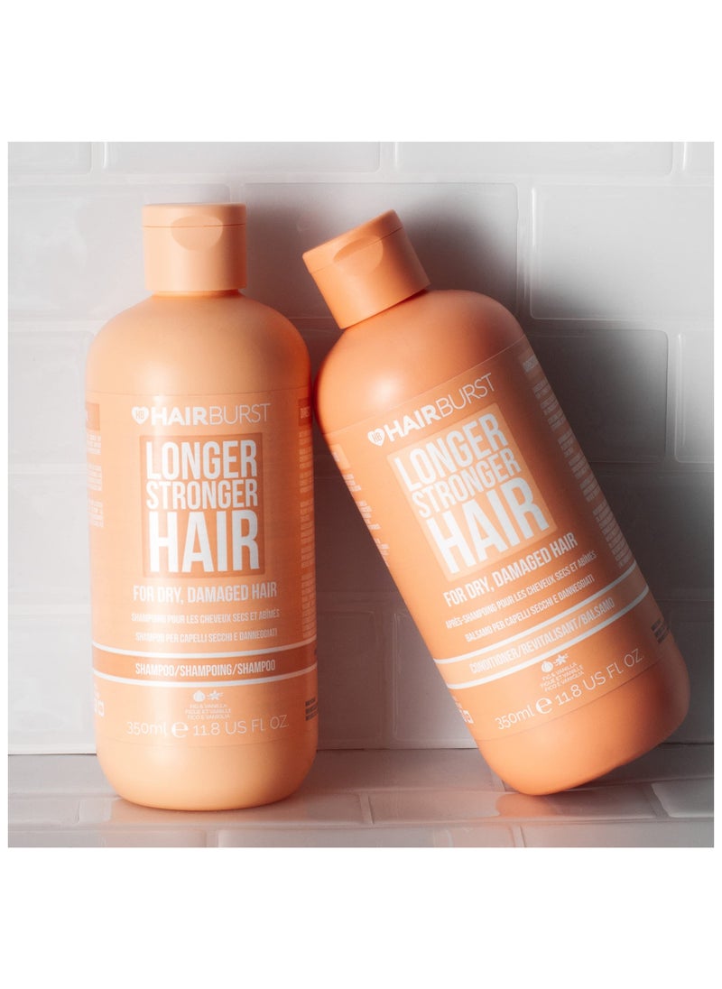 HAIR BURST Shampoo and Conditioner Set For Dry & Damaged Hair — Moisture Locking, Breakage Reducing, Colour Protecting - Enriched with Vitamin B5, Almond Oil & Fig Extract - Silicone Free UK Made  - Image 5