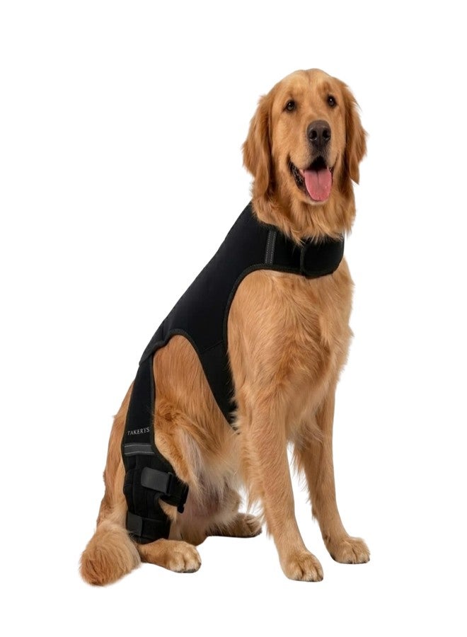 TAKERYS Dog Knee Brace for Back Leg Support - Adjustable Dog Leg Stabilizer with Hip Support, Comfortable Mobility & Joint Support for Small, Medium & Large Dogs (M) - Image 1