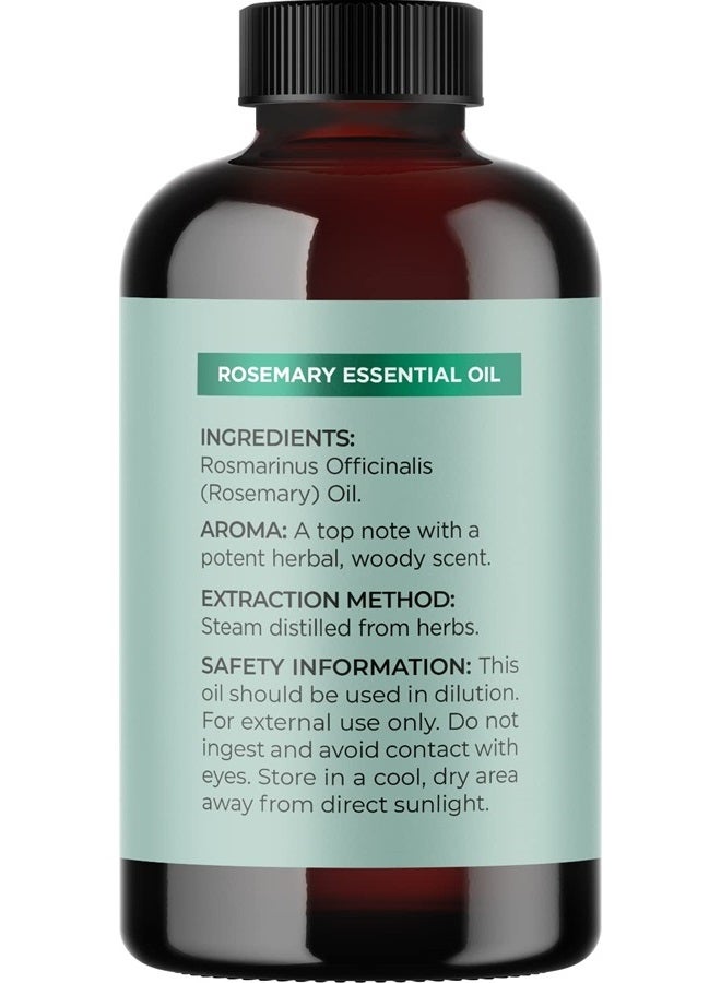 Maple Holistics Pure Rosemary Essential Oil for Aromatherapy - Pure Rosemary Oil for Hair Skin and Nails - Refreshing Rosemary Essential Oil for Diffusers Plus Dry Scalp Treatment and Hair Oil for Enhanced Shine - Image 2
