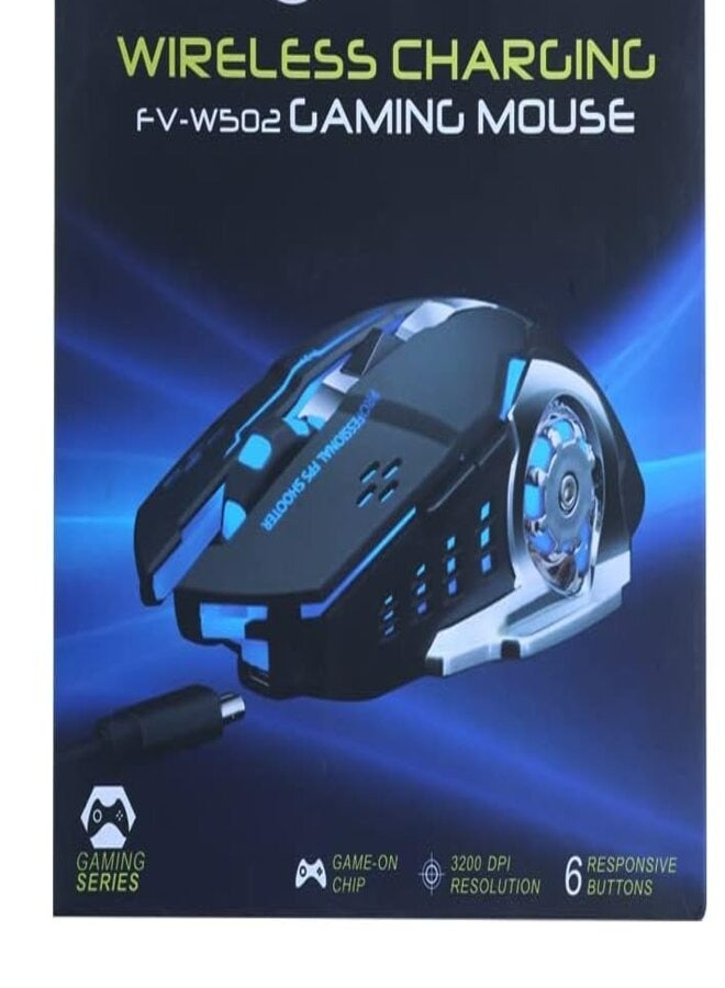 Forev Mouse Forev/Model:FV-W502 Wireless 2.4G / 20 M / 7 COLOR BACKLIGHT / 3200 dPI/GAMING/CHARGABLE