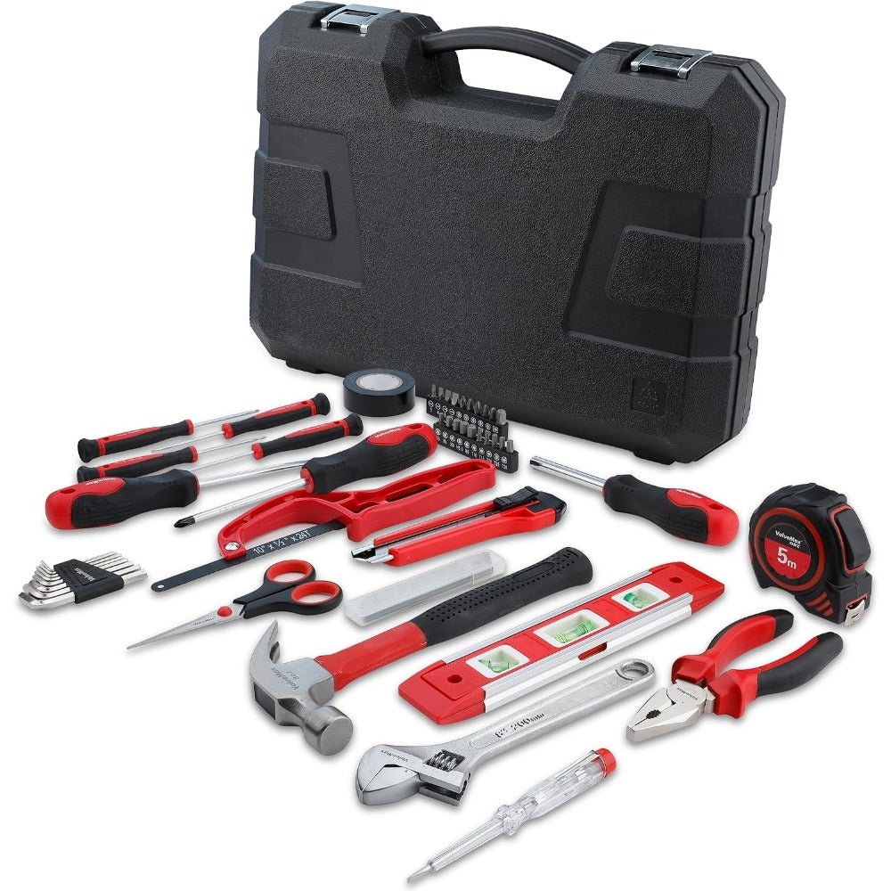 166-Piece Household Tool Set, Home Repair Kit with Storage Case
