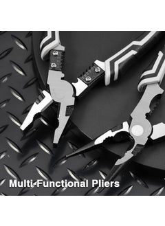 KPS KPS 5 In 1 Wire Plier Multipurpose Plier Tool With GrippingWrenchCutterCrimping Wire Stripper Accessories Winding Wire Bending Gadget For Electrician Hand Tool Pack of 1Multicolor  - Image 4