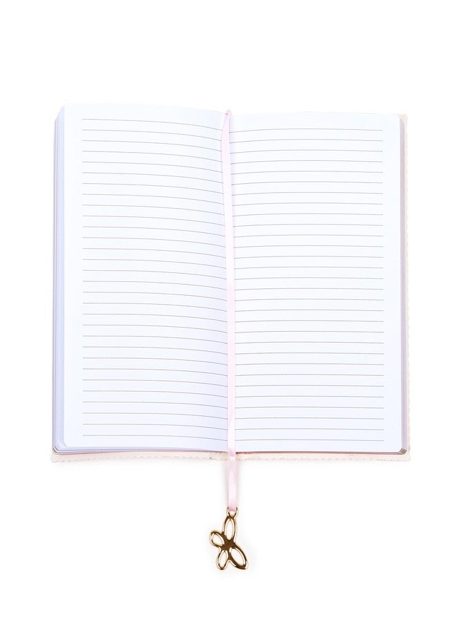 VOTUM Inspirational Hardcover Journal for Women with Bookmark Charm, Pink Lined Notebook with Butterfly Design, Encouragement Gift, Appreciation Present, Writing Journal for School - Image 2