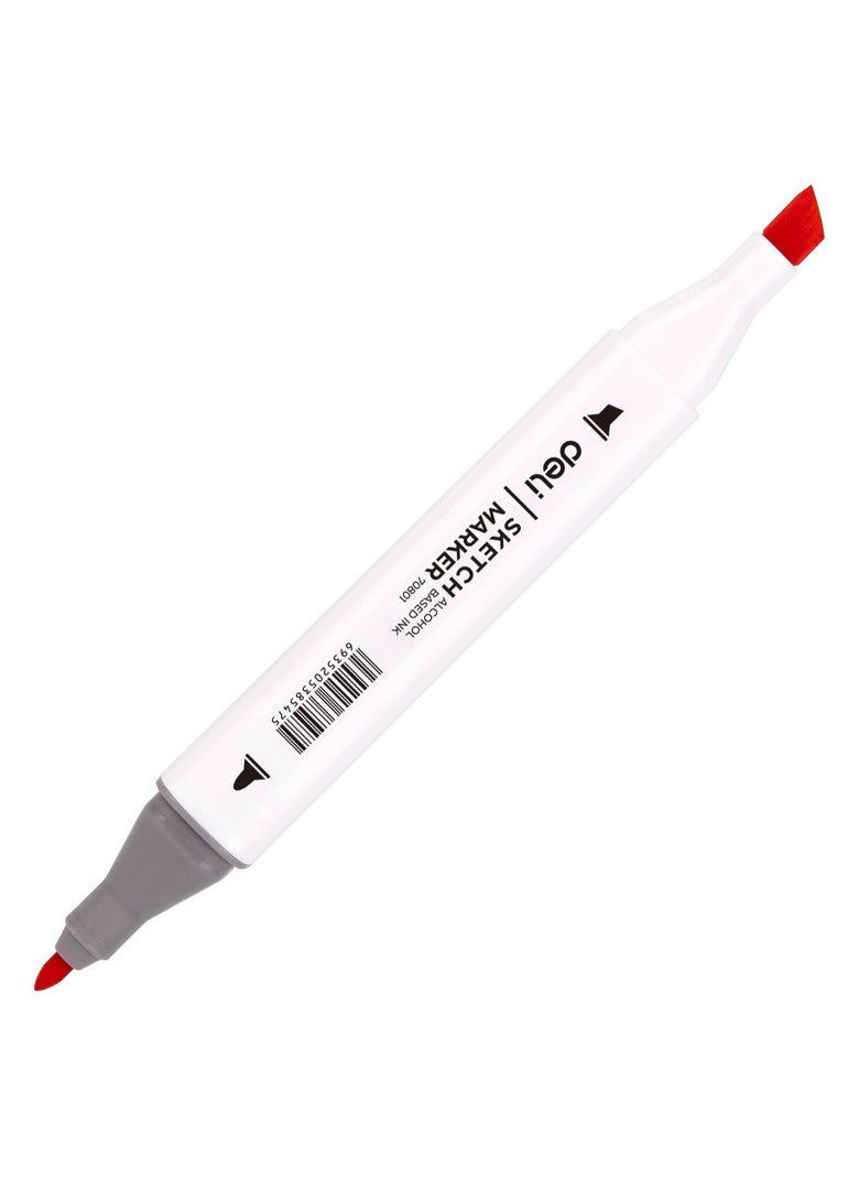 Deli Deli E70801-48 COLOR EMOTION 48-Color Art Sketch Markers - Dual Tip, Square Barrel Design - Professional Art Markers for Drawing, Illustration & Design (48PCS/PP Box)  - Image 5
