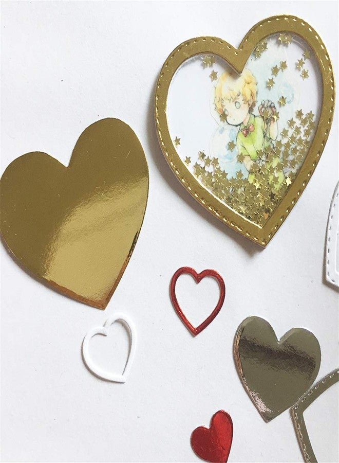 LZBRDY Love Heart Frames Layering Metal Cutting Dies for Shaker Card Making and Scrapbooking Valentine's Day Die Cuts for Machines (Heart Frames) - Image 4