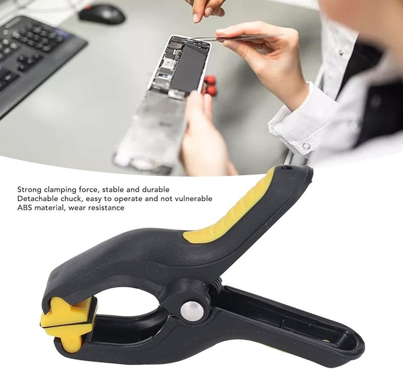 10 قطعة من مشابك تثبيت الشاشة من مادة ABS قابلة للتعديل، مقاومة للانزلاق، لتثبيت الهواتف والأجهزة اللوحية، أدوات إصلاح شاشات LCD - Image 3