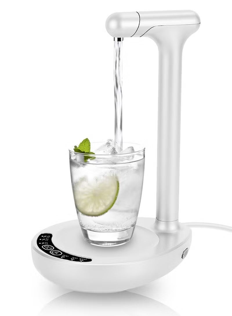 Desktop Water Pump, Electric Water Pump, Dispenser Electric Touch Screen Wireless Portabl Charging Table Bedside Water Pump for Home Office Camping - Image 1