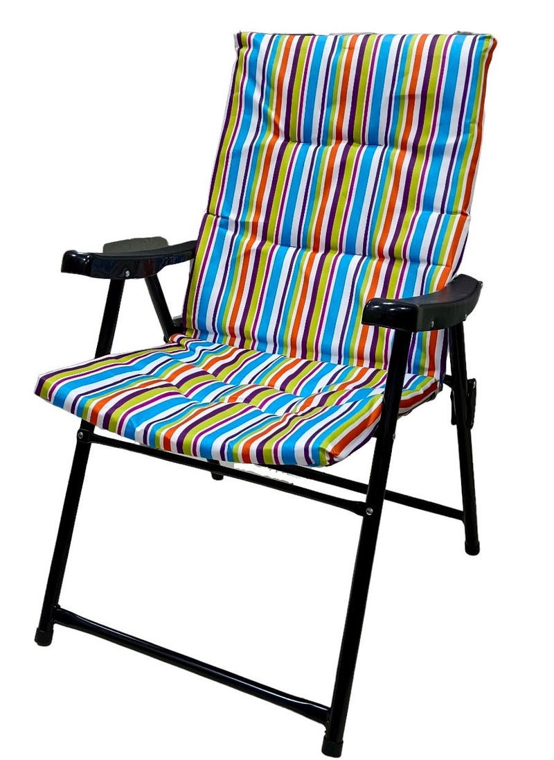 GO2CAMPS Foldable Camping Chair with Cusion Premium Quality/Beach Chair/Garden Chair/Fishing Chair/Picnic Chair  - Image 1