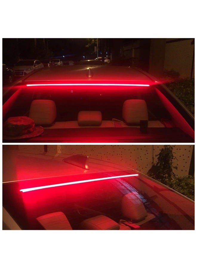 Miytsya 1 PC LED Third Brake Light Strip, Universal Red 3rd Brake Light Bar Sequential Turn Signals, IP67 Waterproof Flash Flexible High Mount Stop Light for Jeep Pickup Truck RV SUV (39.4 Inch) - Image 5