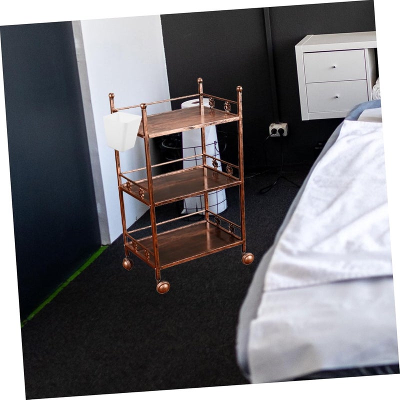 Didiseaon 2pcs Make up Pencil Holder Rolling Cart Hanging Storage Cup for Beauty Salon Sturdy Organizer for Cosmetics and Tools Versatile Plastic Bucket for Home and Store Use - Image 3