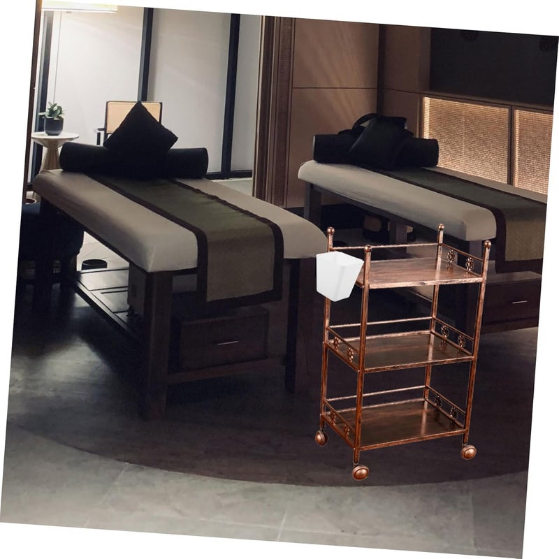 Didiseaon 2pcs Make up Pencil Holder Rolling Cart Hanging Storage Cup for Beauty Salon Sturdy Organizer for Cosmetics and Tools Versatile Plastic Bucket for Home and Store Use - Image 2
