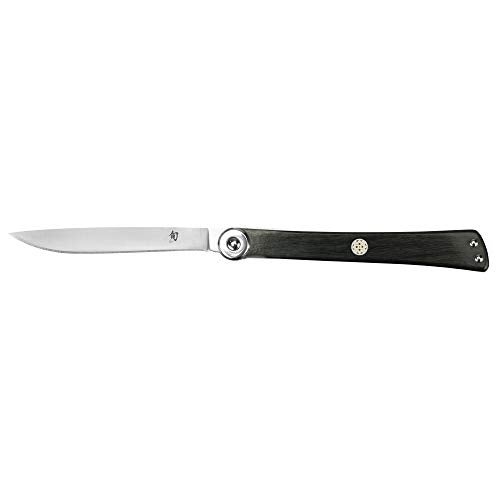 Shun Higo-No Kami Personal Steak Knife, 3.5” Handcrafted Japanese Knife, VG10 Stainless Steel Blade, Pakkawood Handle - Image 4