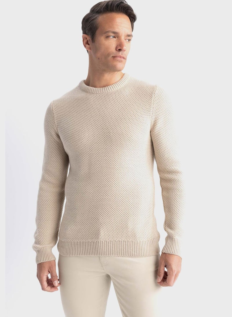 DeFacto Crew Neck Knitted Sweater - Image 2