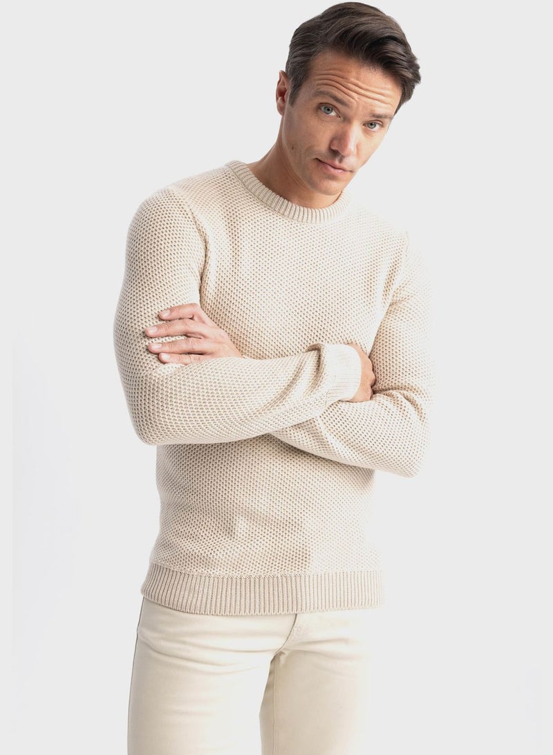 DeFacto Crew Neck Knitted Sweater - Image 4