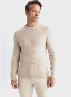 Crew Neck Knitted Sweater - pzsku/Z8DD08E66AE579D171CADZ/45/_/1699895953/e160deba-2df9-4140-b5e3-320dea09d798