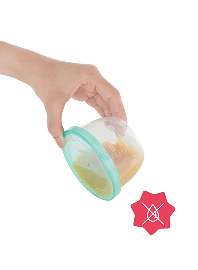 Badabulle Pack Of 12 Badabowls, Airtight Food Storge, 100% Airtight, Bpa Free- Multicolor, 3000 Ml