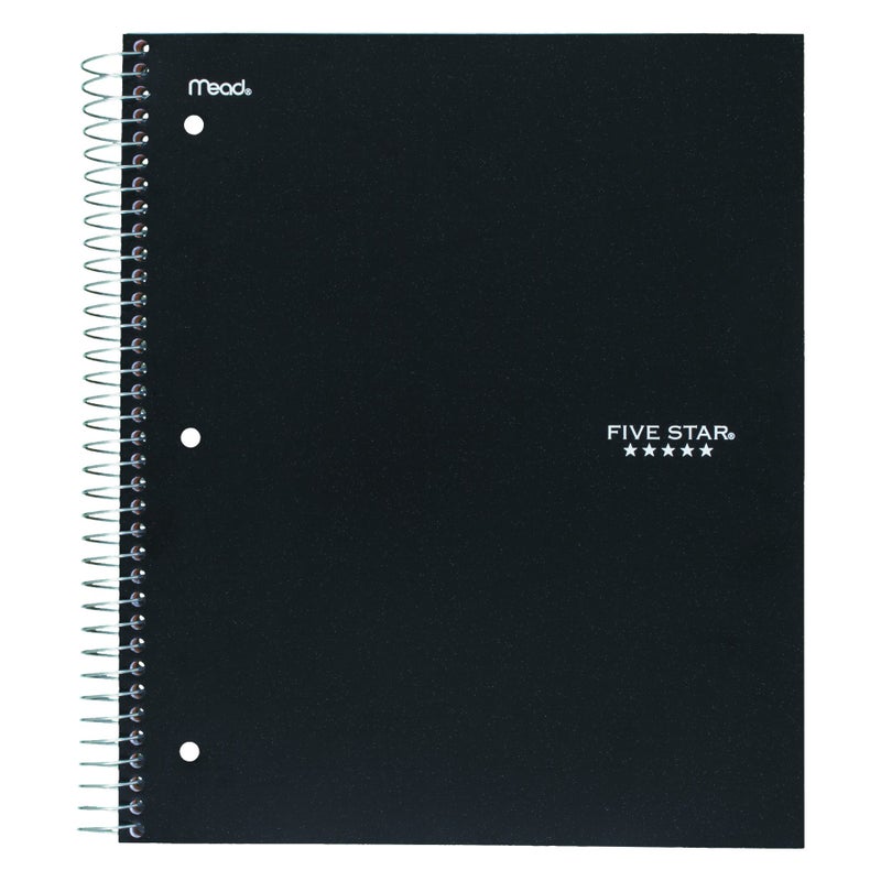 Mead Five Star 06210 Wirebound 3-Subject Notebook, College Rule, 11 x 8 1/2, 150 Sheets, Assorted - Image 2