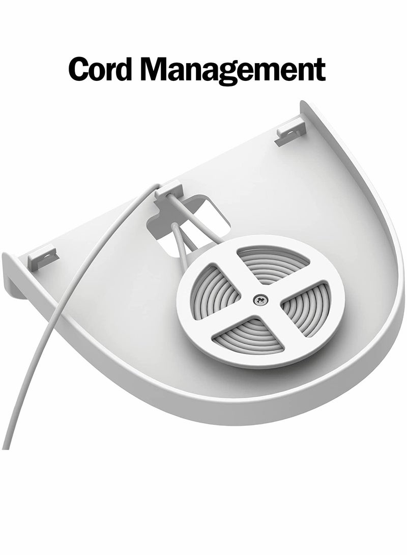 Wall Mount Holder for Google WiFi 1st and 2nd Generation, Durable ABS Design for Cable Management and Space Efficiency in Nest WiFi Setup - Image 5