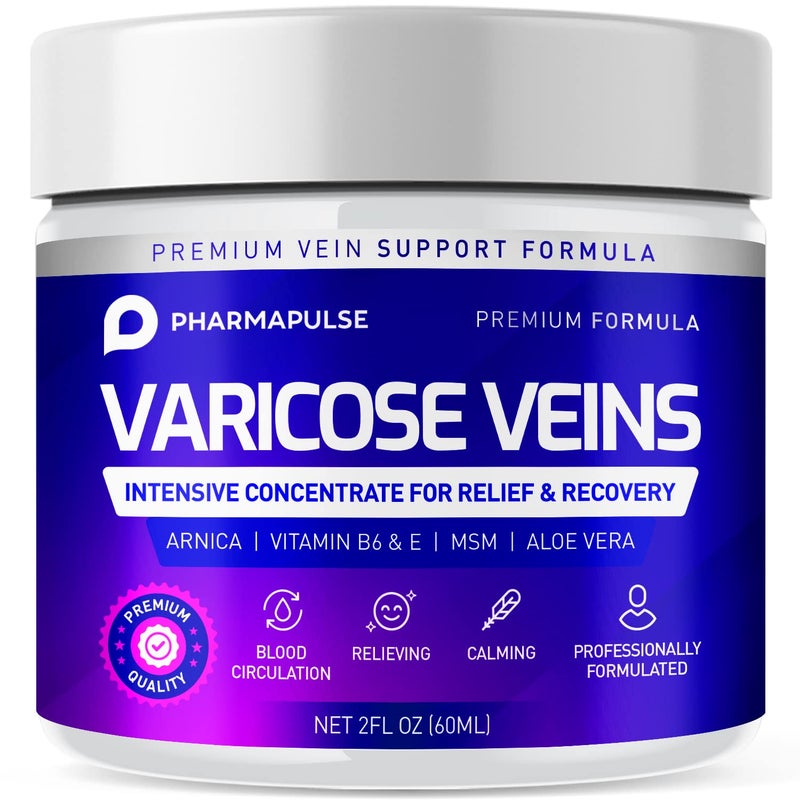 Pharmapulse Leg Comfort Cream â€“ Cooling & Moisturizing Formula for Smooth, Refreshed Skin â€“ Collagen-Infused Cream for Nourished, Relaxed Legs â€“ Gentle Daily Skincare for All Skin Types, 2oz - Image 1