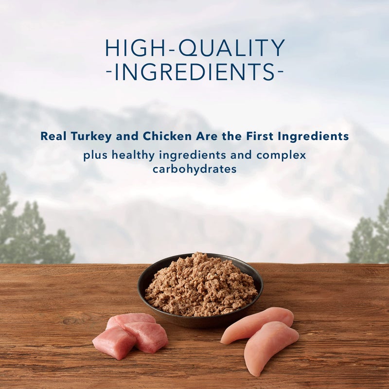 Blue Buffalo Wilderness Adult Wet Dog Food, Healthy Weight, High-Protein and Grain-Free, Turkey & Chicken Recipe, 12.5-oz. Can - Image 4