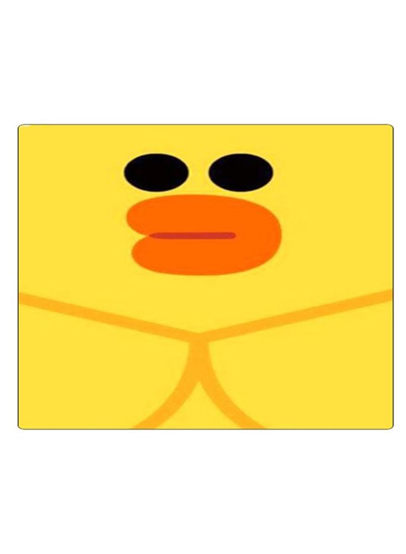 Printed Anti-Slip Gaming Mouse Pad Yellow/Black/Orange
