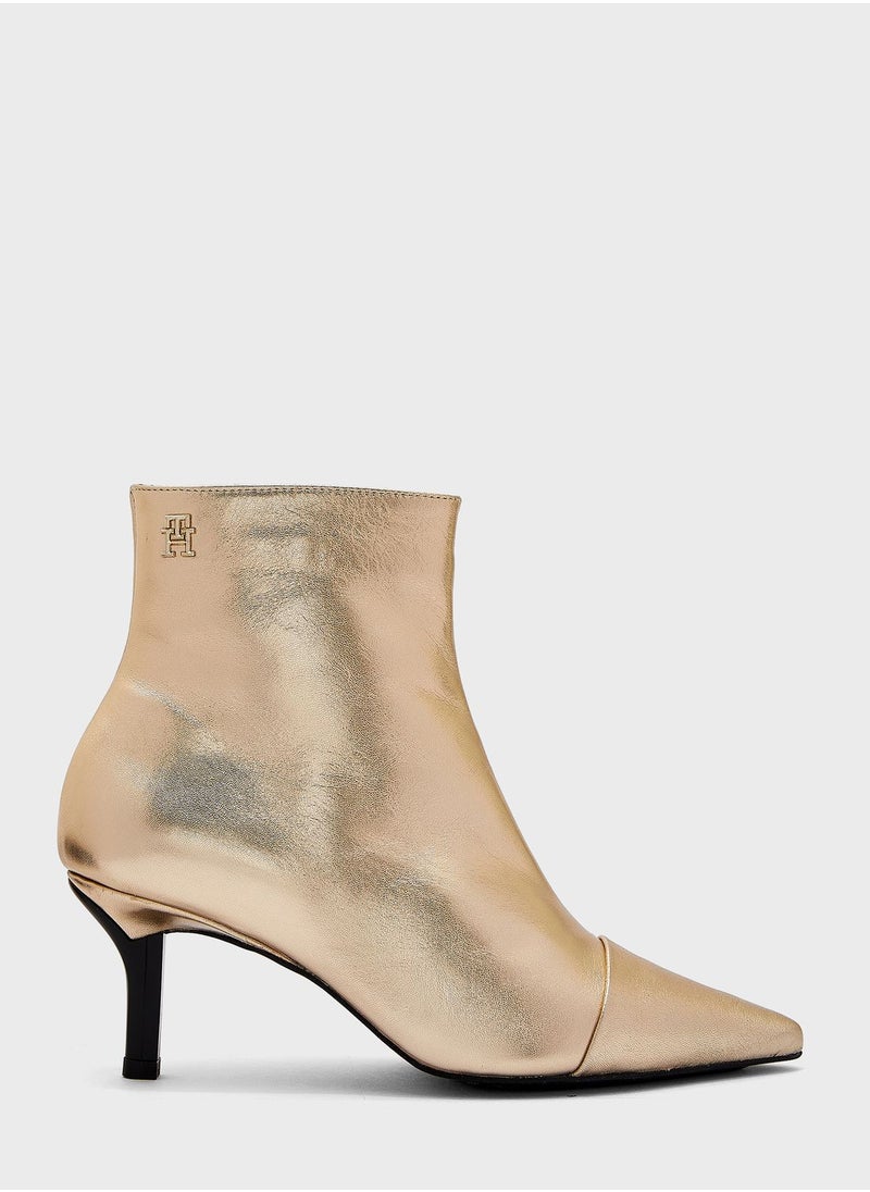TOMMY HILFIGER - Pointy Heel Ankle Boots - Image 1