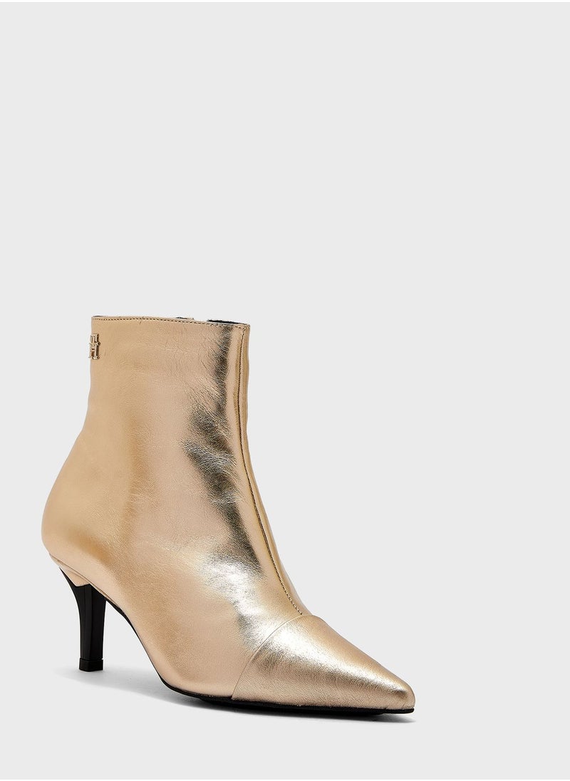 TOMMY HILFIGER - Pointy Heel Ankle Boots - Image 1