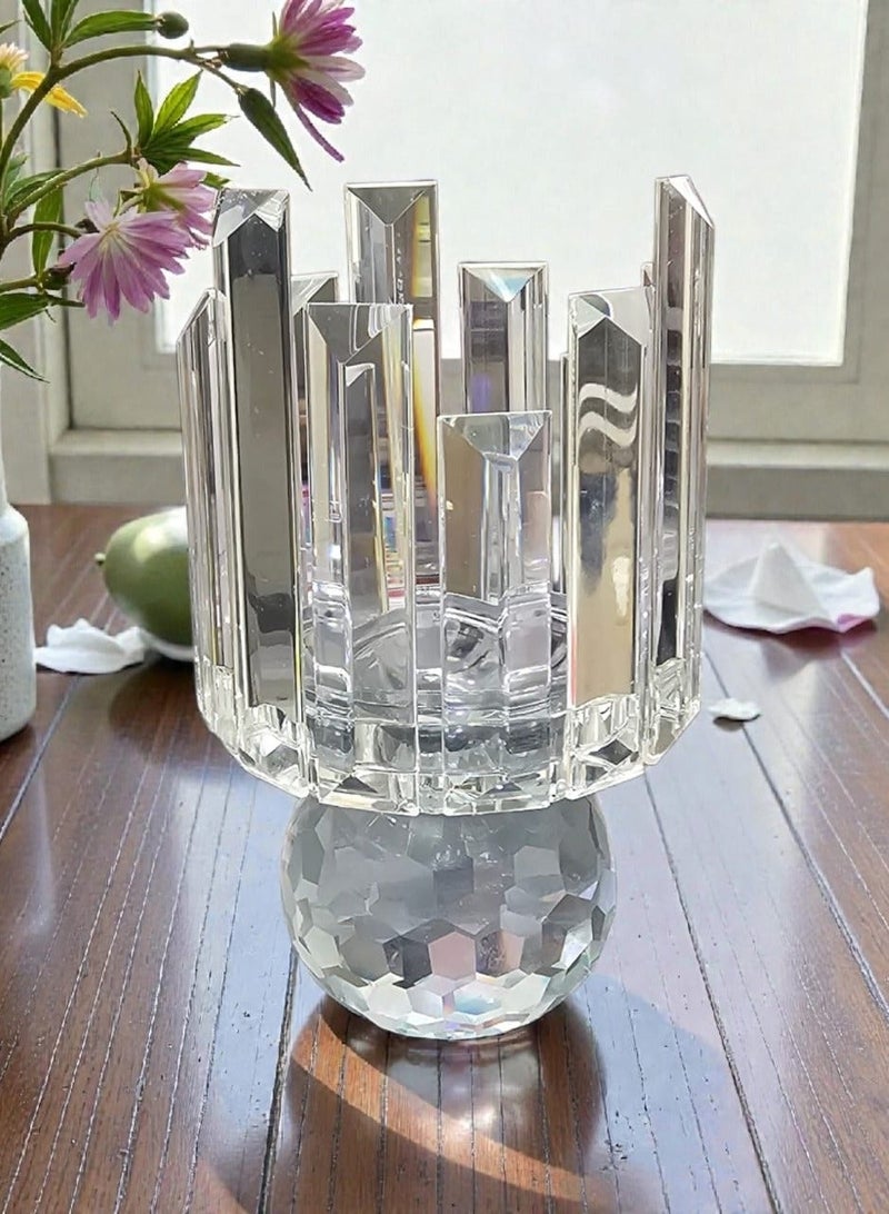 مبخرة وحامل شموع كريستالي فاخر - Image 1