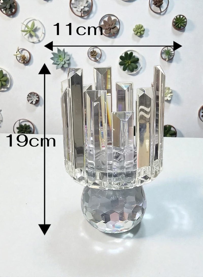 مبخرة وحامل شموع كريستالي فاخر - Image 3