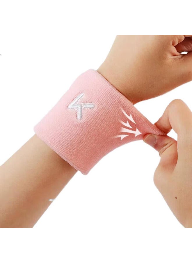 Keep سوار رياضي من Keep للرجال والنساء، دعم معصم كرة السلة، منع الالتواء، حماية غمد الأوتار للبادمنتون، عبوة من 2، أزرق زاهي - Image 2