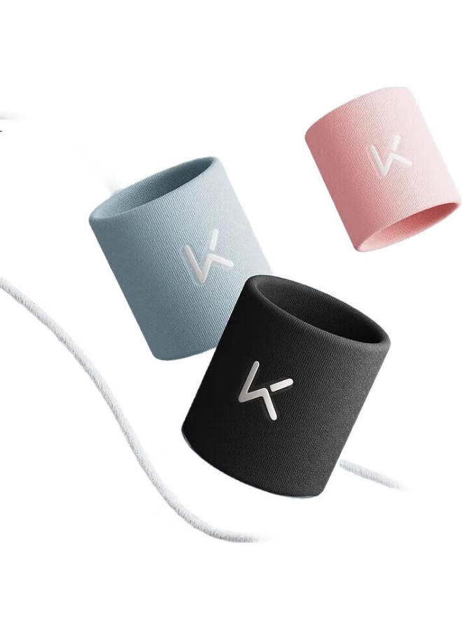 Keep سوار رياضي من Keep للرجال والنساء، دعم معصم كرة السلة، منع الالتواء، حماية غمد الأوتار للبادمنتون، عبوة من 2، أزرق زاهي - Image 1