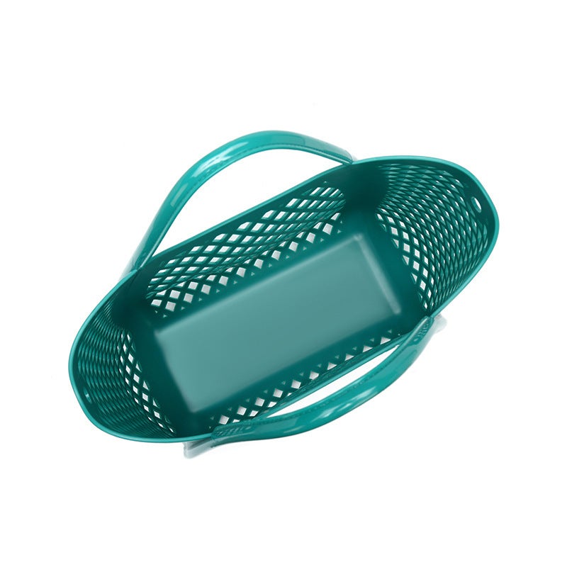 PVC Hollow Out Shopping Basket Bag, Large Capacity - Image 4
