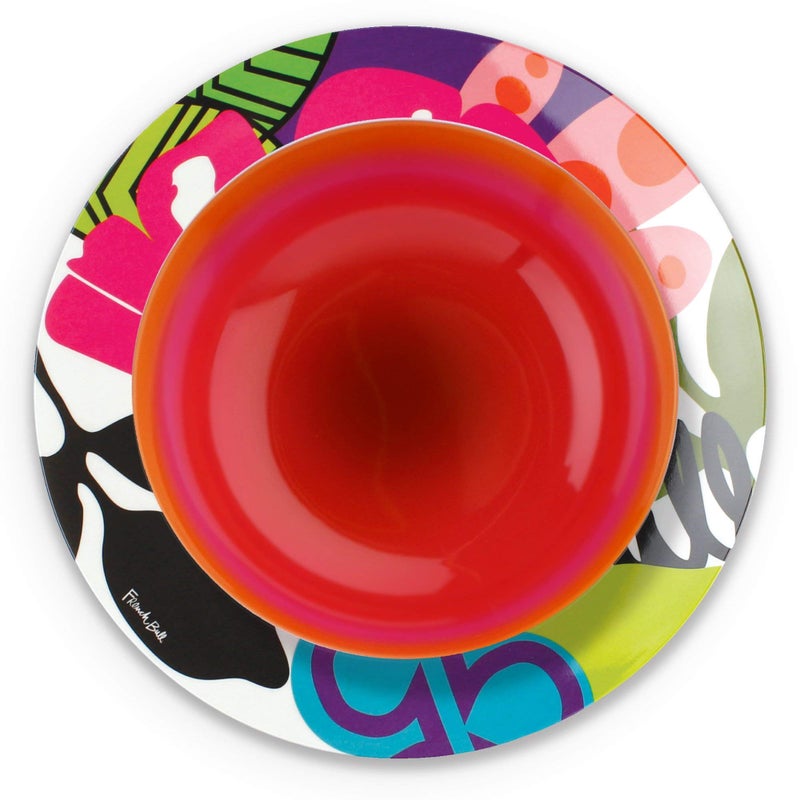 French Bull Melamine Assorted Plates-6 Piece Set -Melamine Dinnerware-Platter, Serving, Party, Platter, Dish (9" Salad Plate, Assorted) - Image 2