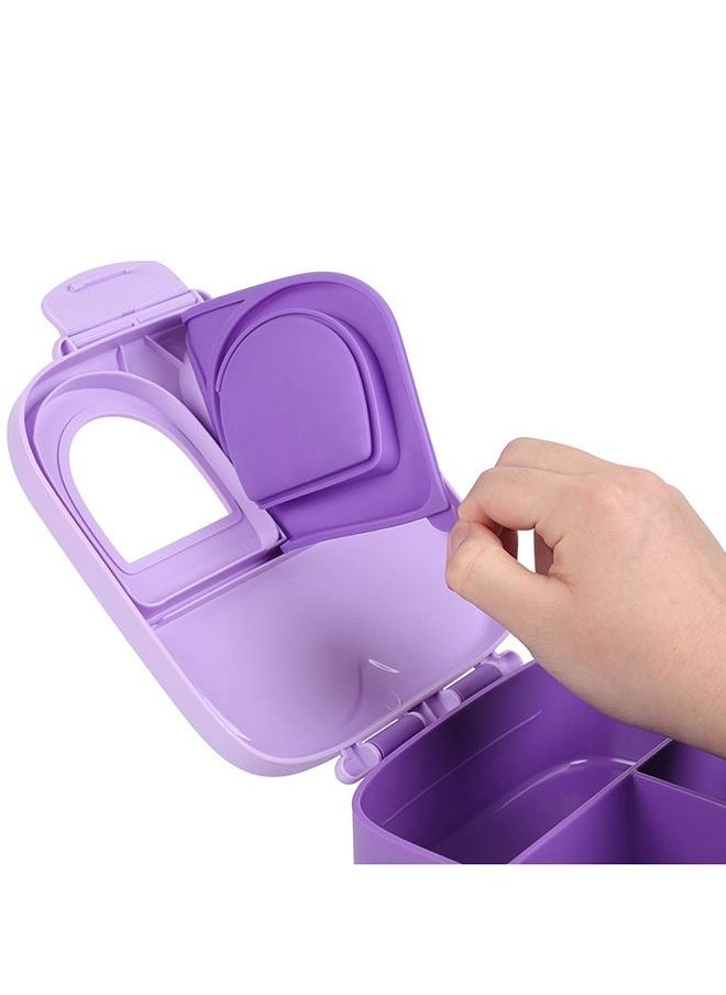 Eazy Kids - Bento Lunch Box With Handle - Purple - Image 1