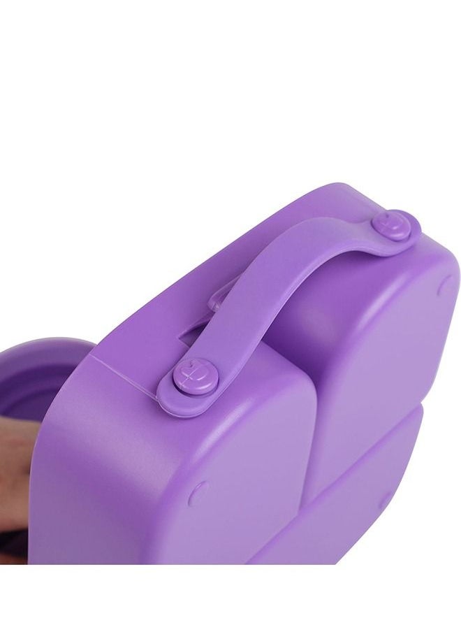 Eazy Kids - Bento Lunch Box With Handle - Purple - Image 1