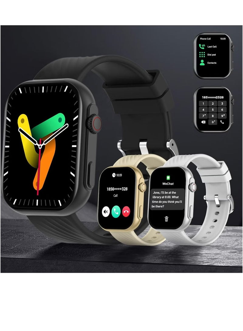 PEJE PEJE Smart Watch for Men (Bluetooth Call), 2.13" Smartwatch,IP68 Fitness Watch, 150+ Customizable dials,123+ Sport Modes, with Calorie/Step/Distance Counter, Fitness Watch for Android iOS.(BLACK) - Image 4
