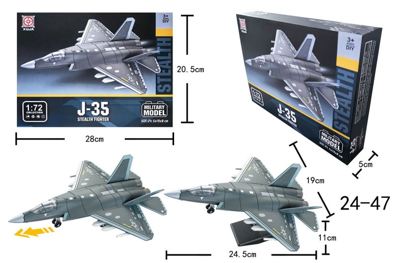 Xujia cross-border exclusive F-14 panda fighter assembled building blocks model 1:72 military aircraft toys wholesale.